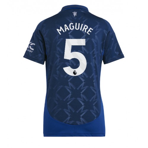 Dres Manchester United Harry Maguire #5 Gostujuci za Žensko 2024-25 Kratak Rukav